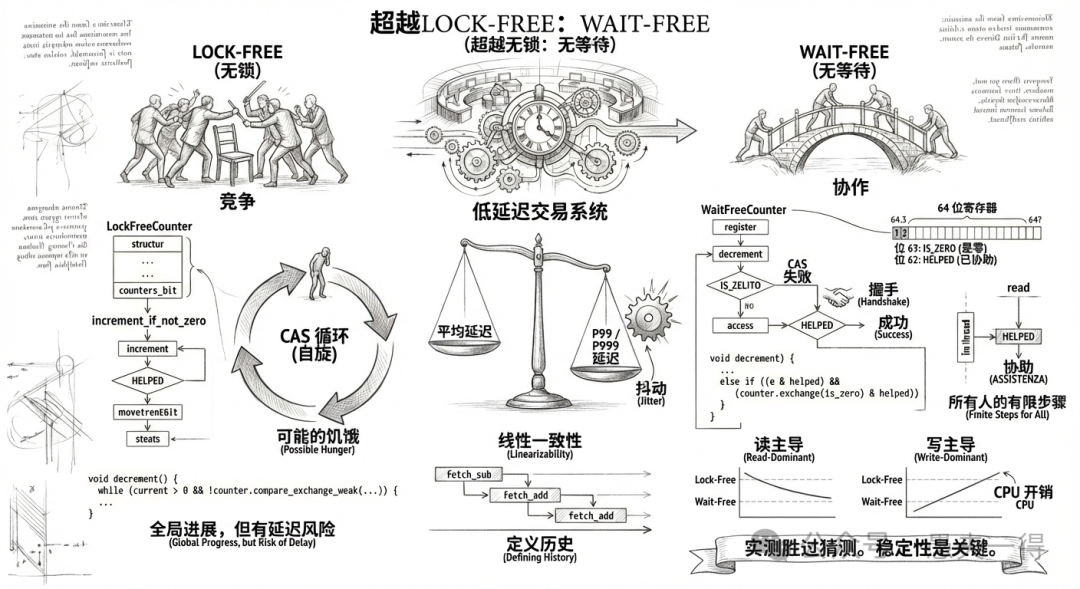 锁机制对比：Lock-Free与Wait-Free