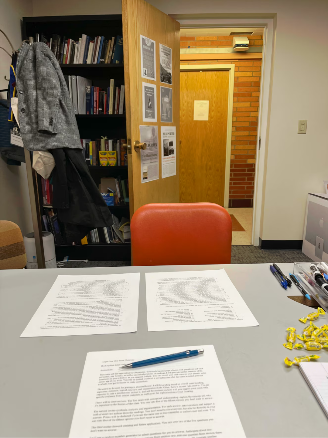 美国一大学的口试场景