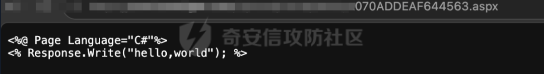 上传目录中ASPX文件不解析