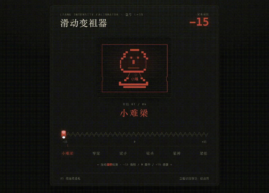 dsh + DeepSeek V4 Pro ASCII 滑动变祖器效果