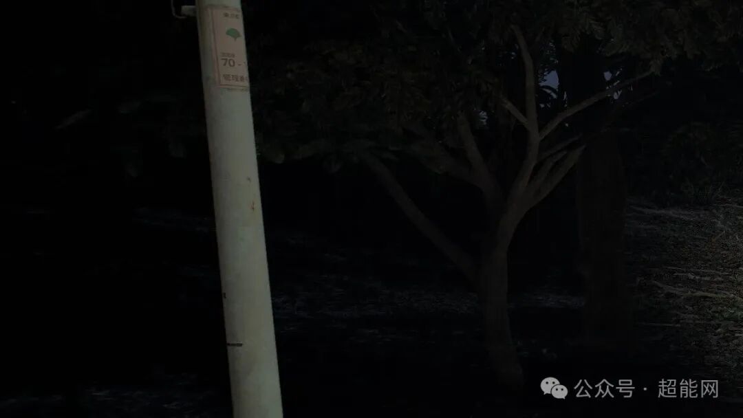 TAA模式下的电线杆场景截图