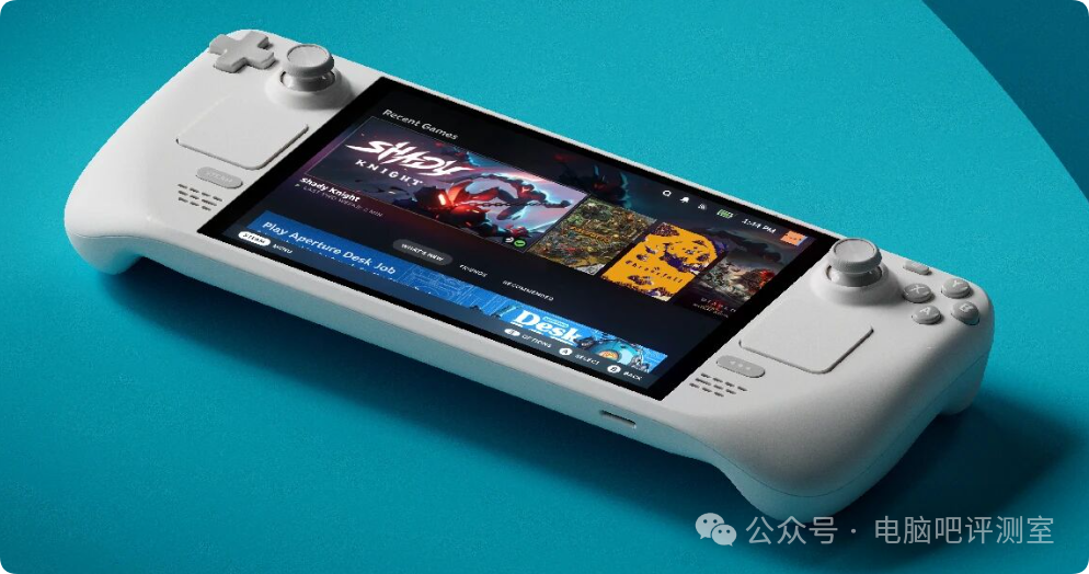 白色手持游戏掌机Steam Deck