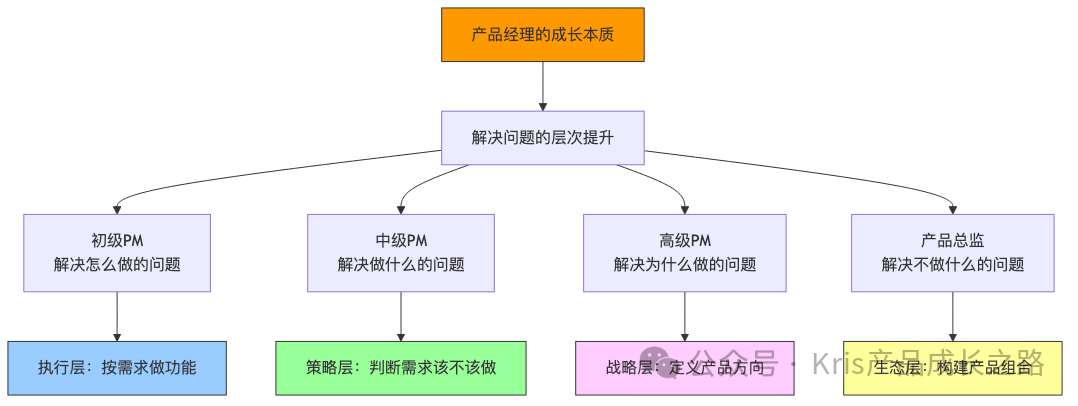 产品经理能力层次跃迁图示
