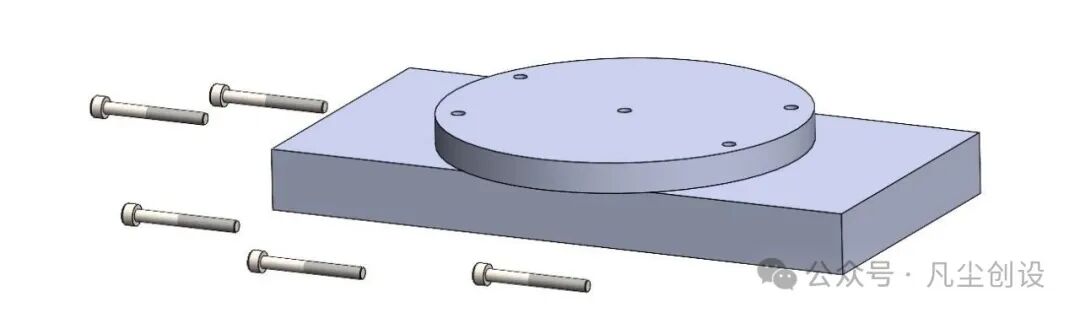 螺钉与基板装配示意图