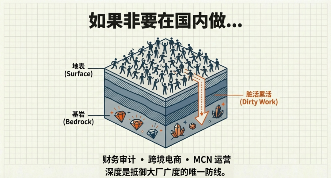 如果非要在国内做...