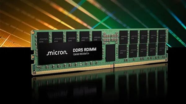 Micron DDR5 RDIMM 128GB 8200MT/s 服务器内存条