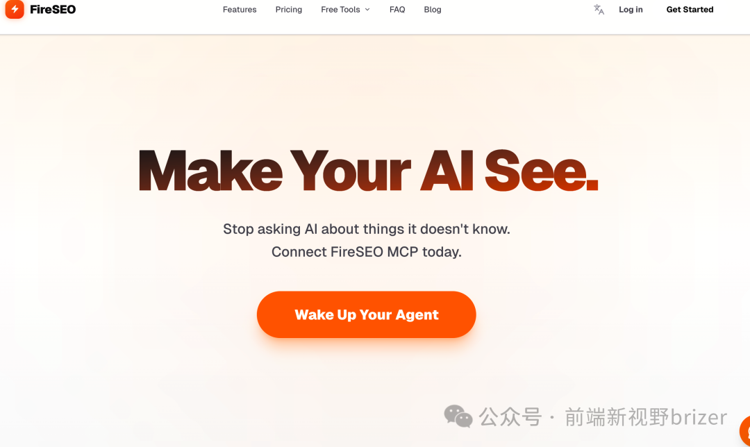 FireSEO MCP 官网界面展示