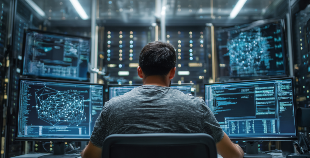 数据中心与算法人员示意图