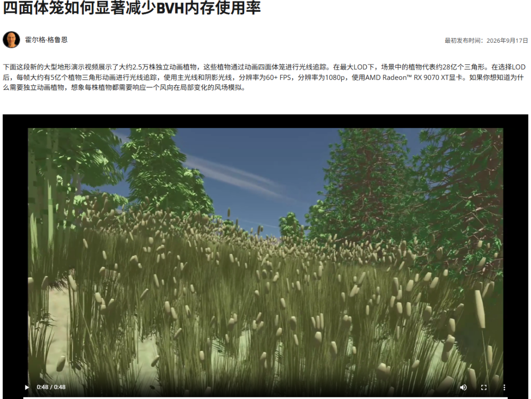 四面体笼技术三维动画演示场景截图