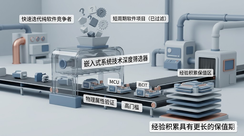 嵌入式系统技术深度筛选与经验积累示意图