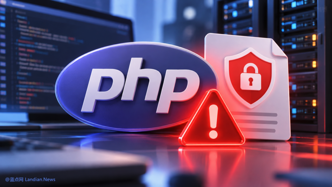 PHP 远程代码执行漏洞安全预警概念图
