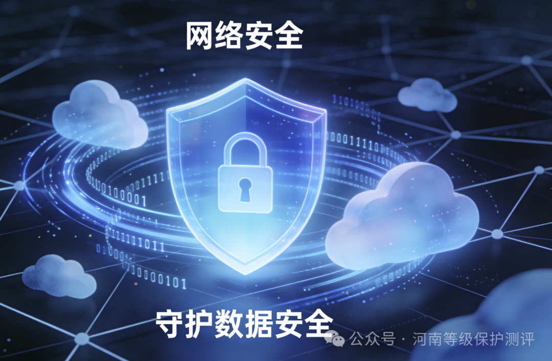 网络安全与数据保护概念图