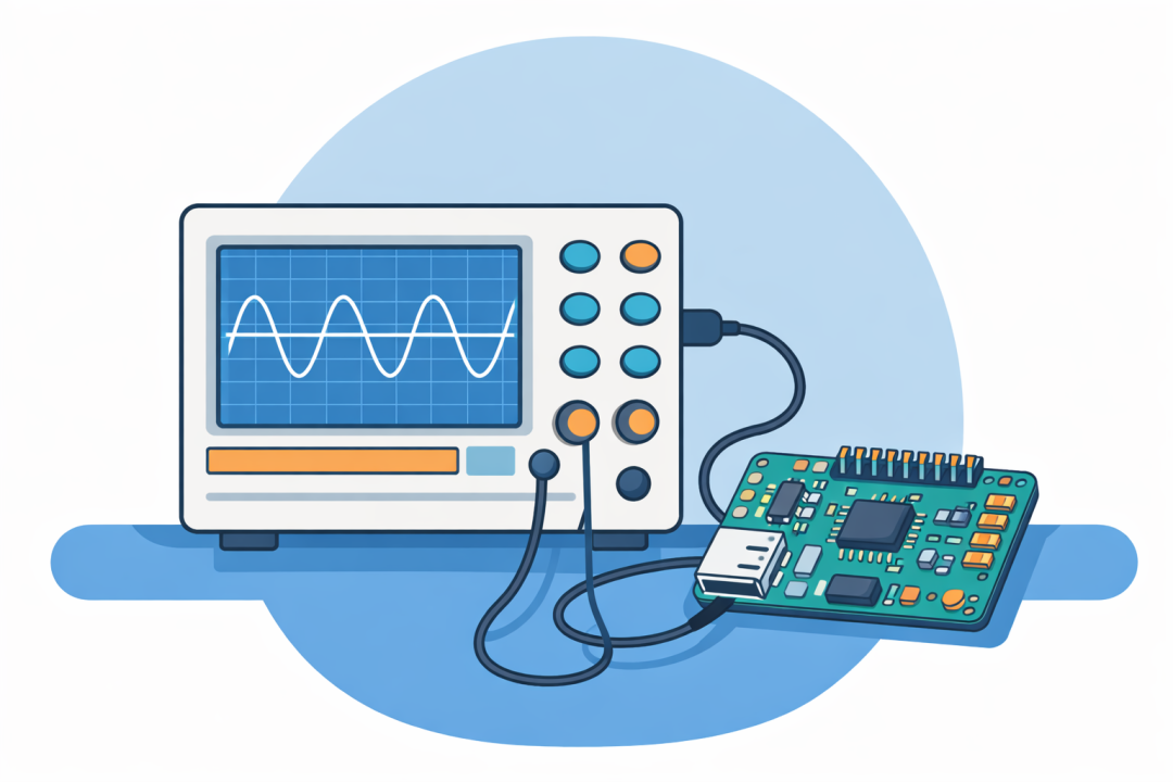 示波器测量MCU运行状态