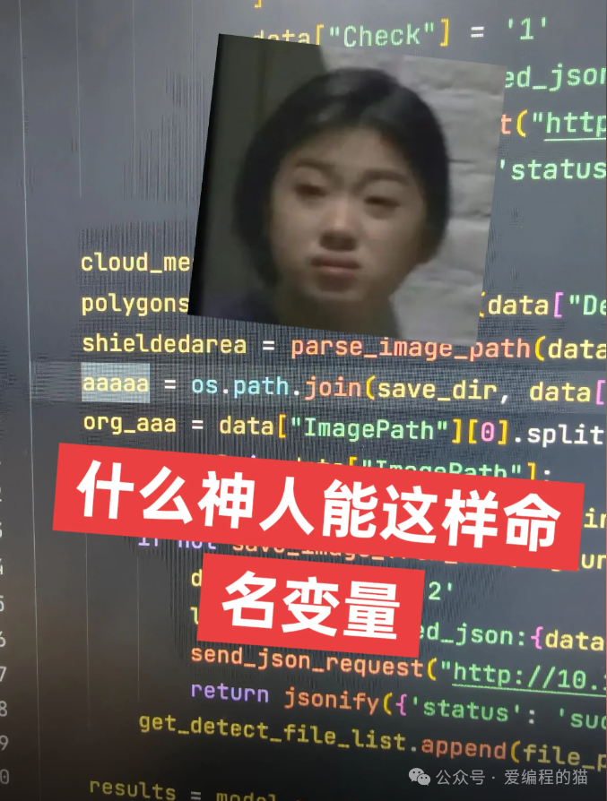 糟糕的Python变量命名示例