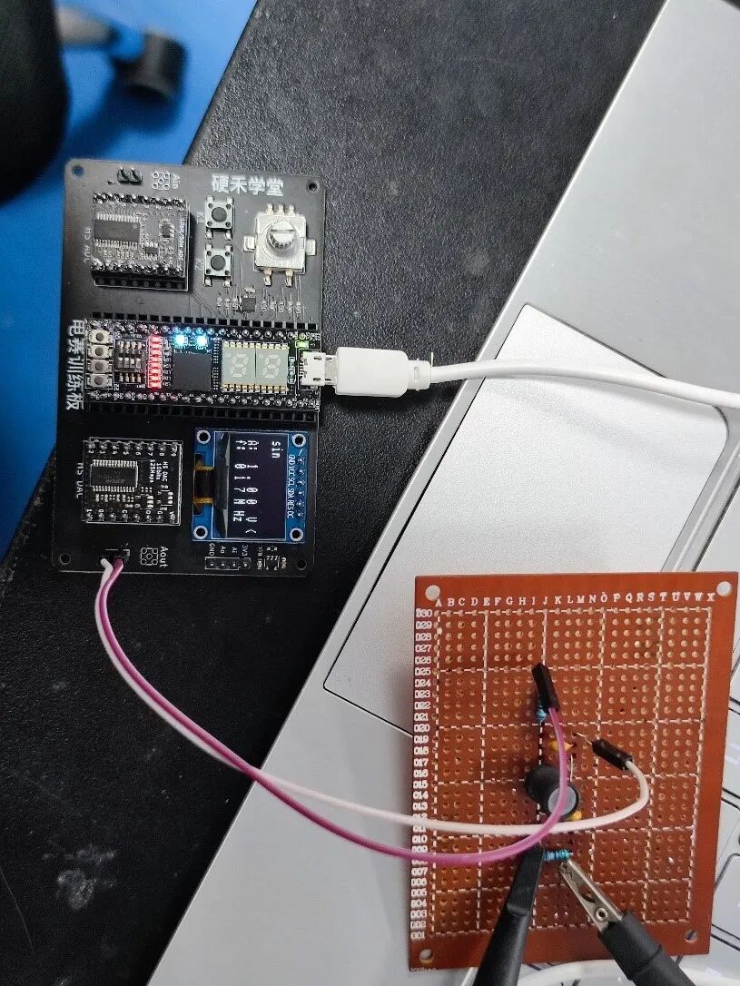 DDS系统连接示波器测试场景