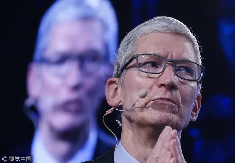 蒂姆·库克在发布会现场演讲