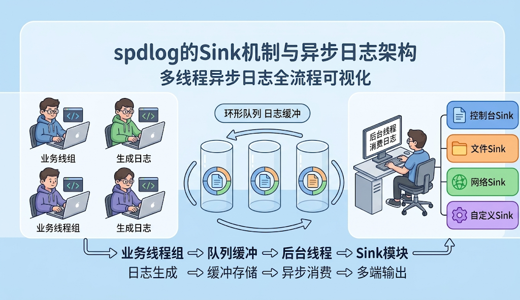 spdlog Sink机制与异步日志架构