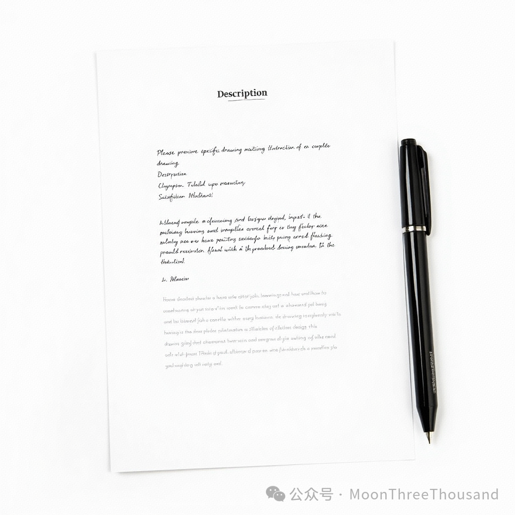 一张手写的“AI作文指令”趣味图片