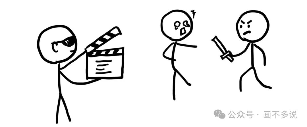 创意与执行产生戏剧性结果的漫画