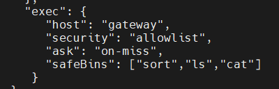 OpenClaw.json配置文件截图