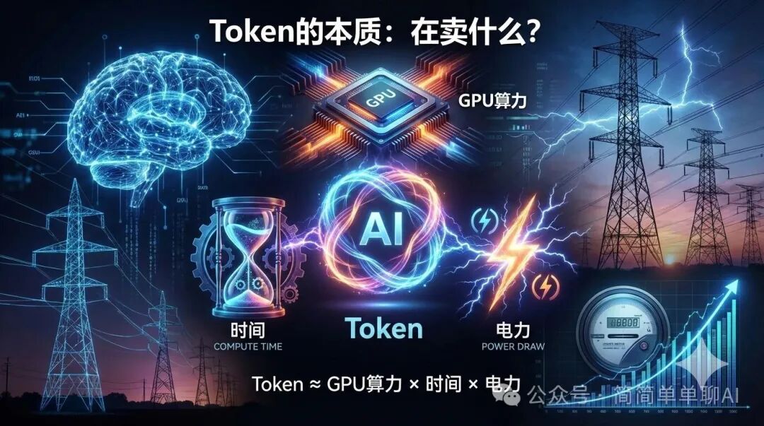Token的本质：GPU算力、时间与电力消耗的关系图解