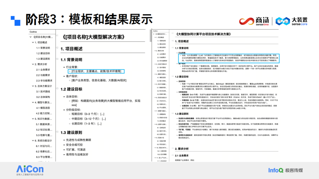 阶段3解决方案模板填充与生成结果