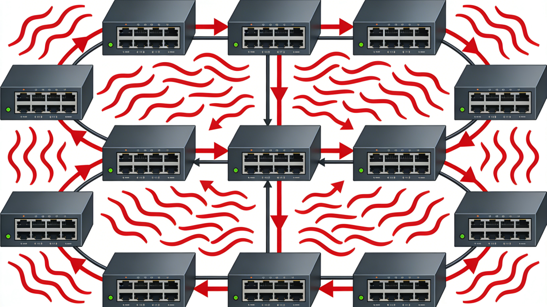 广播流量激增示意图