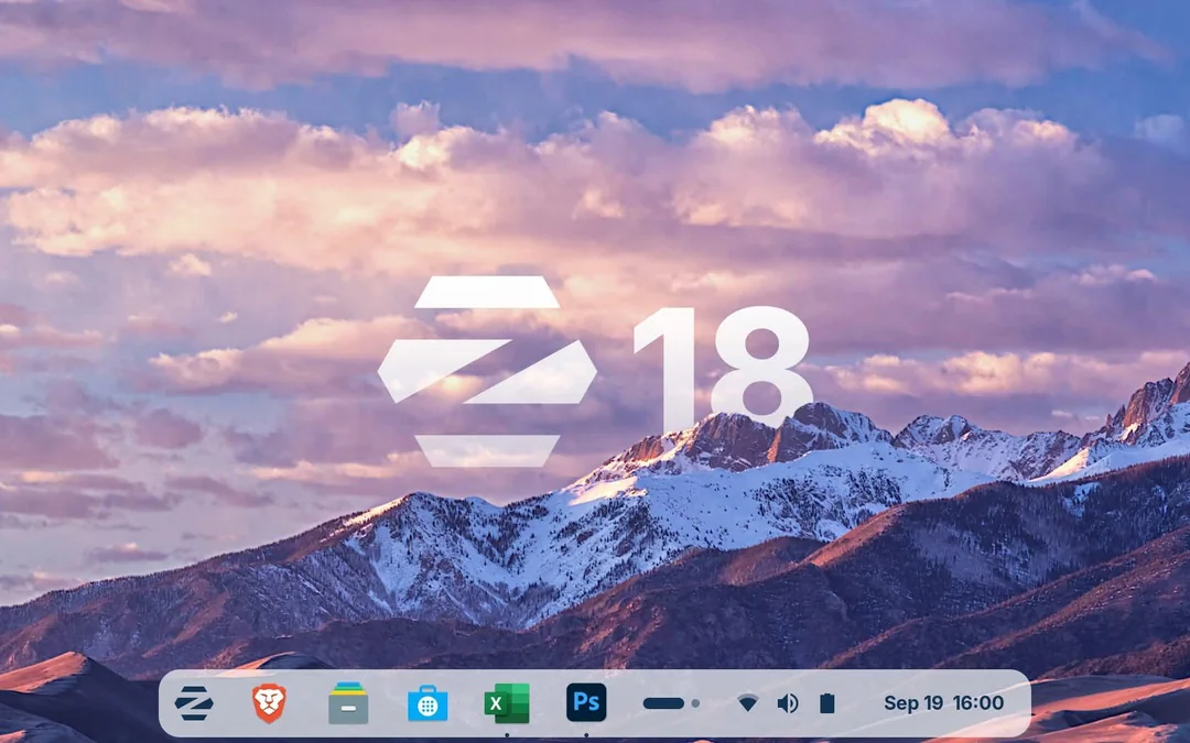 Zorin OS 18 桌面截图