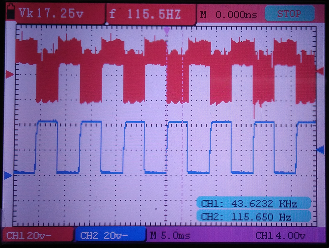 滤波前后波形对比