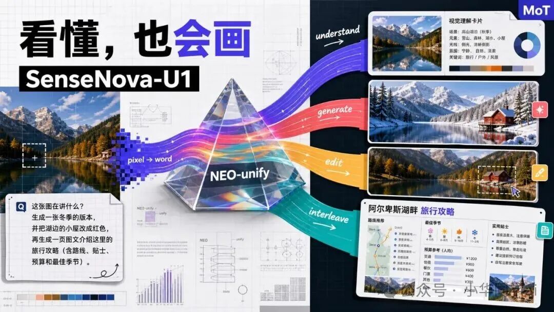 SenseNova-U1多模态统一能力演示图