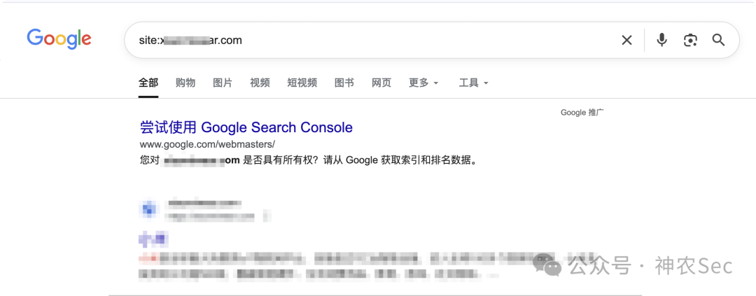 Google搜索结果
