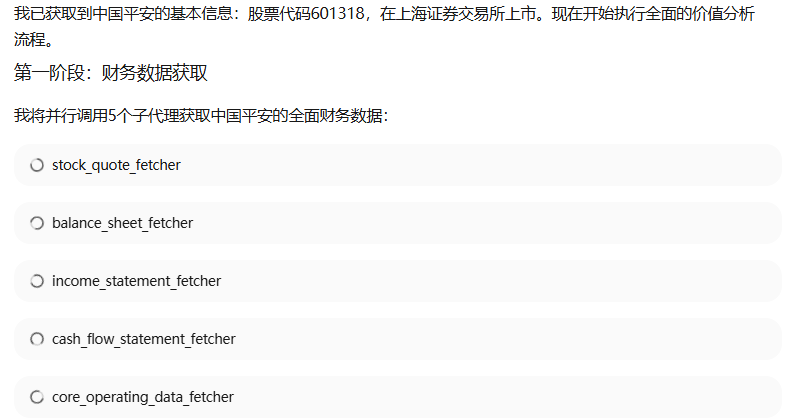 股票分析代理启动界面