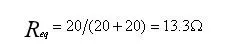 等效电阻计算