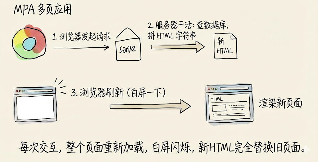 MPA多页应用详细工作流程图