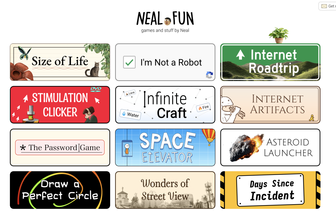 Neal FUN 创意网站项目集合页面