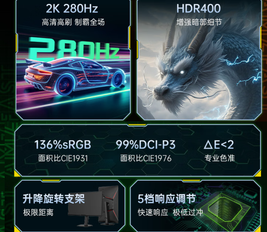 AMZFAST G25F6B特性宣传图