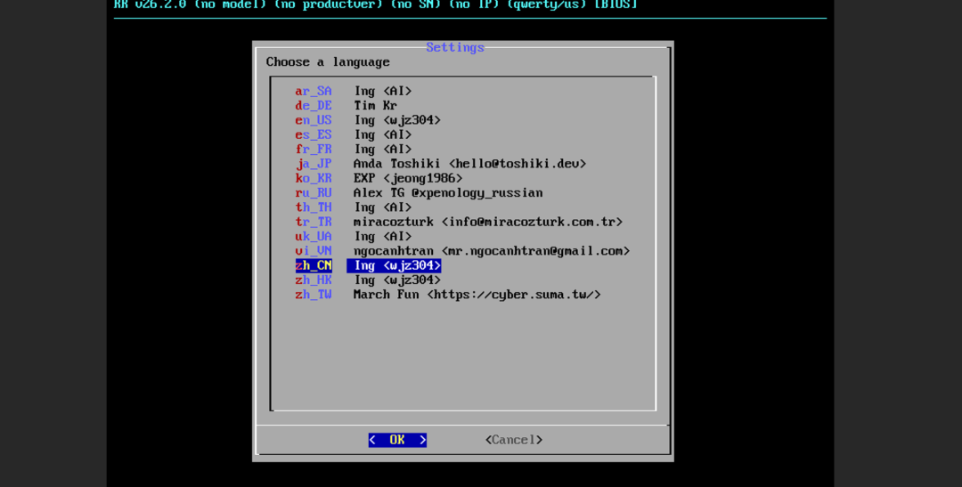 RR语言选择菜单