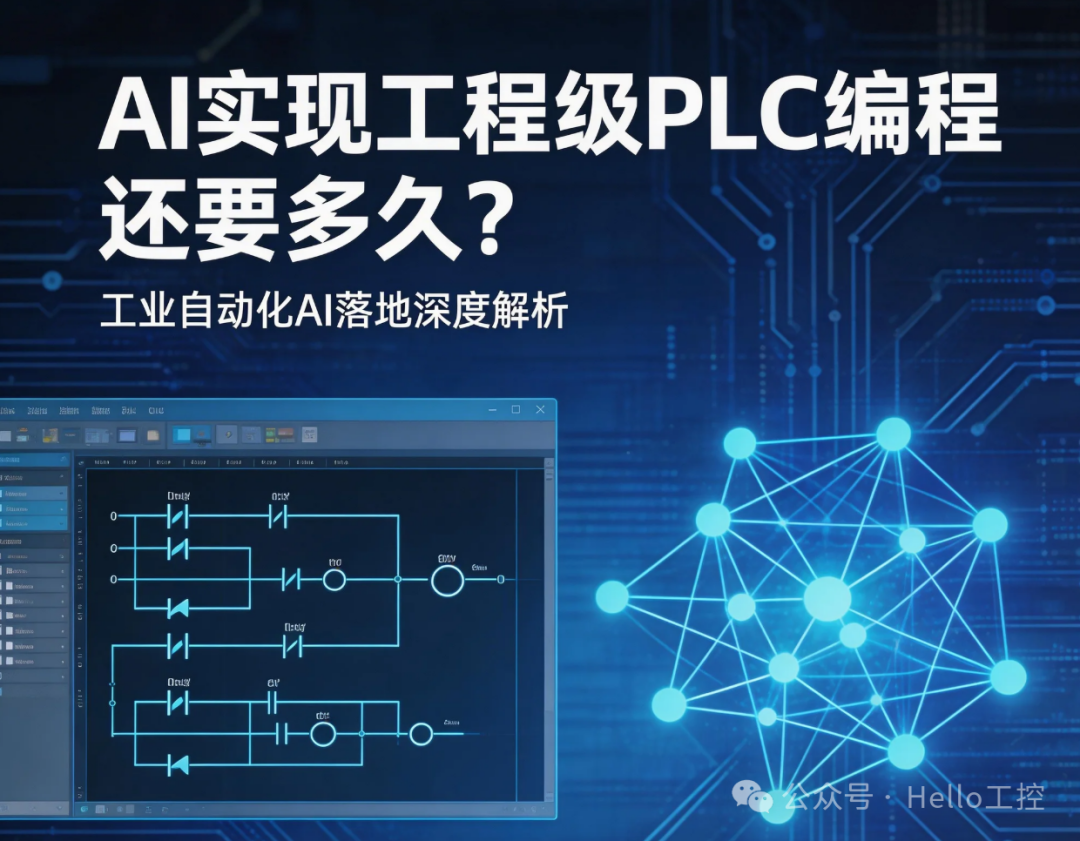 AI与PLC编程结合的技术示意图