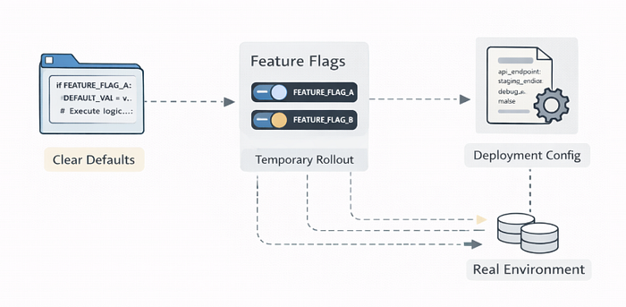 简化配置管理后的清晰逻辑架构