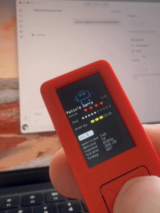 手持设备显示交互式审批界面