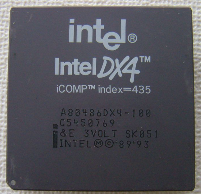 Intel 486DX4-100处理器,iCOMP指数435