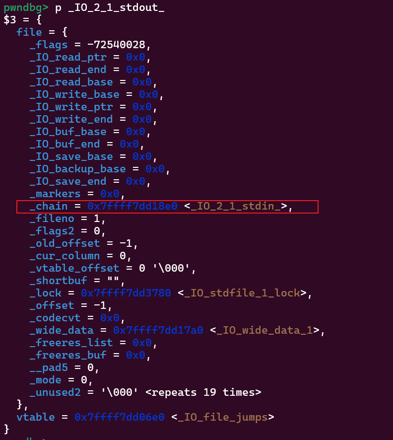 打印_IO_2_1_stdout_结构，关注_chain字段