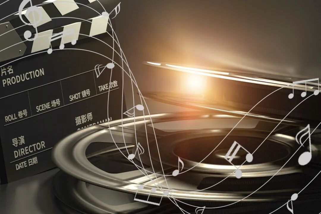电影与音乐融合的视觉设计图