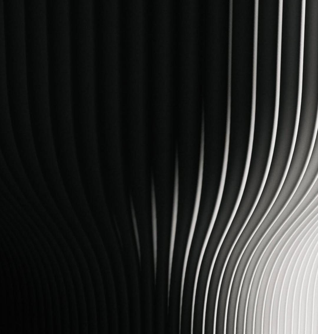 黑白波浪条纹抽象图