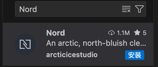 搜索Nord主题