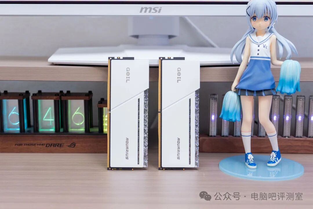 金邦摇光白色内存条实物