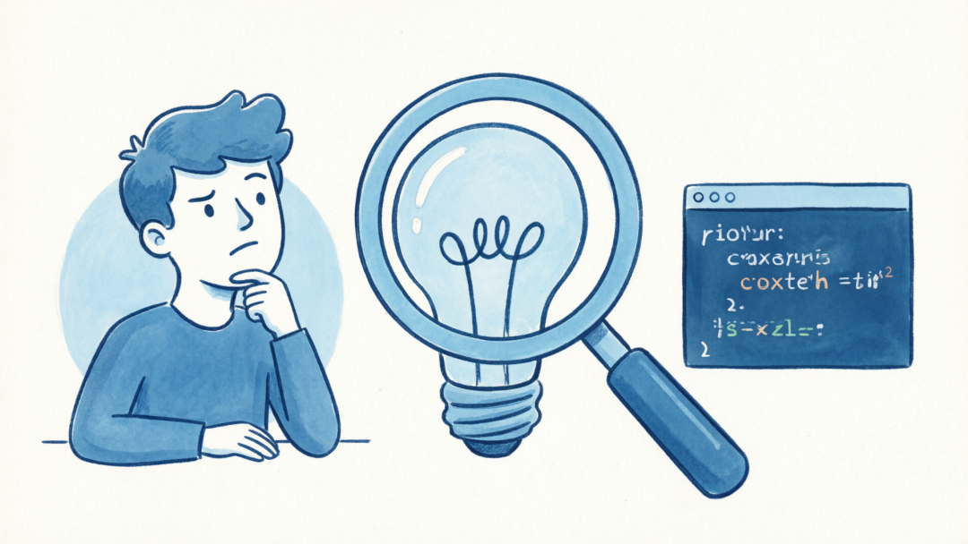 深度思考与问题重构插画