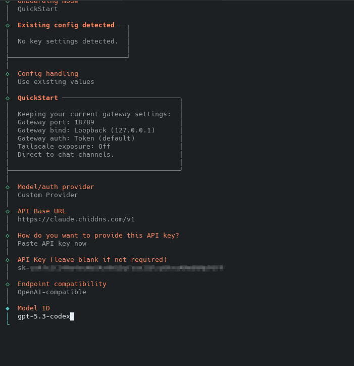 选择OpenAI兼容端点