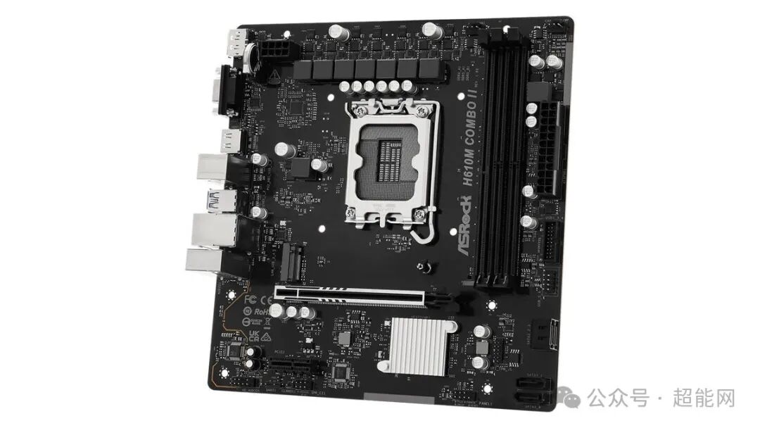 华擎H610M COMBO II主板正面图