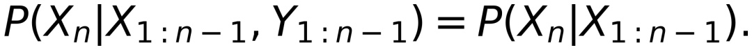 无反馈信道的转移概率条件